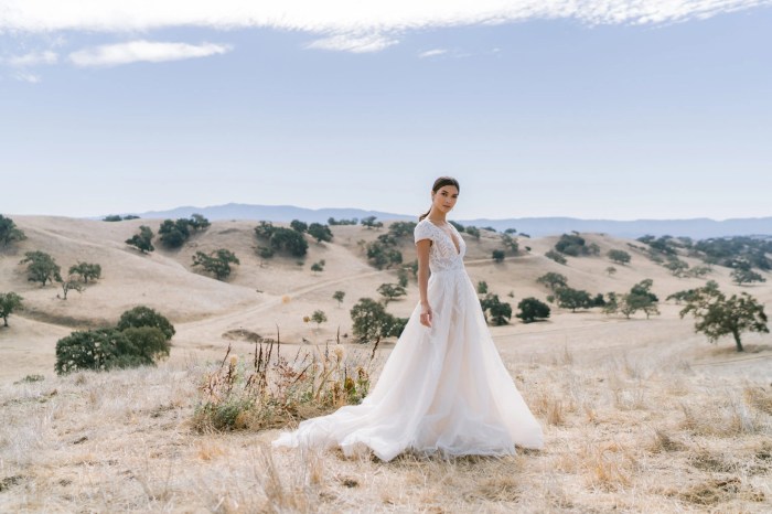 Empire style wedding dress